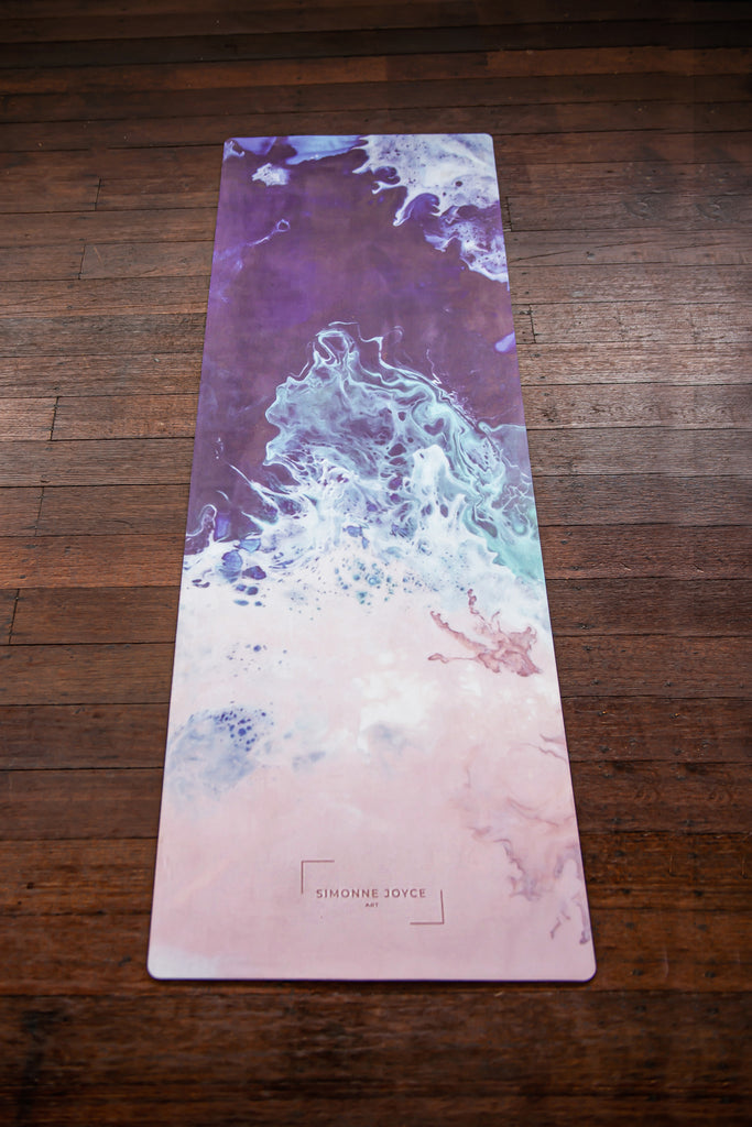 “Into the Deep" Simonne Joyce Signature Yoga Mat – Artistic Balance, Practical Design ULTRA GRIP