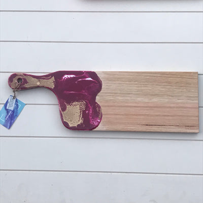 Large paddle handle cheeseboard