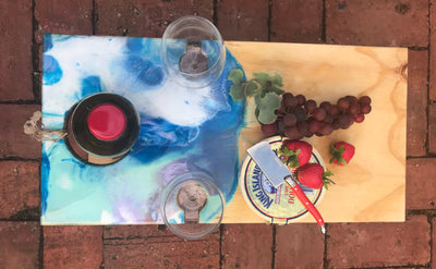 Rectangular Folding Wine Picnic Table