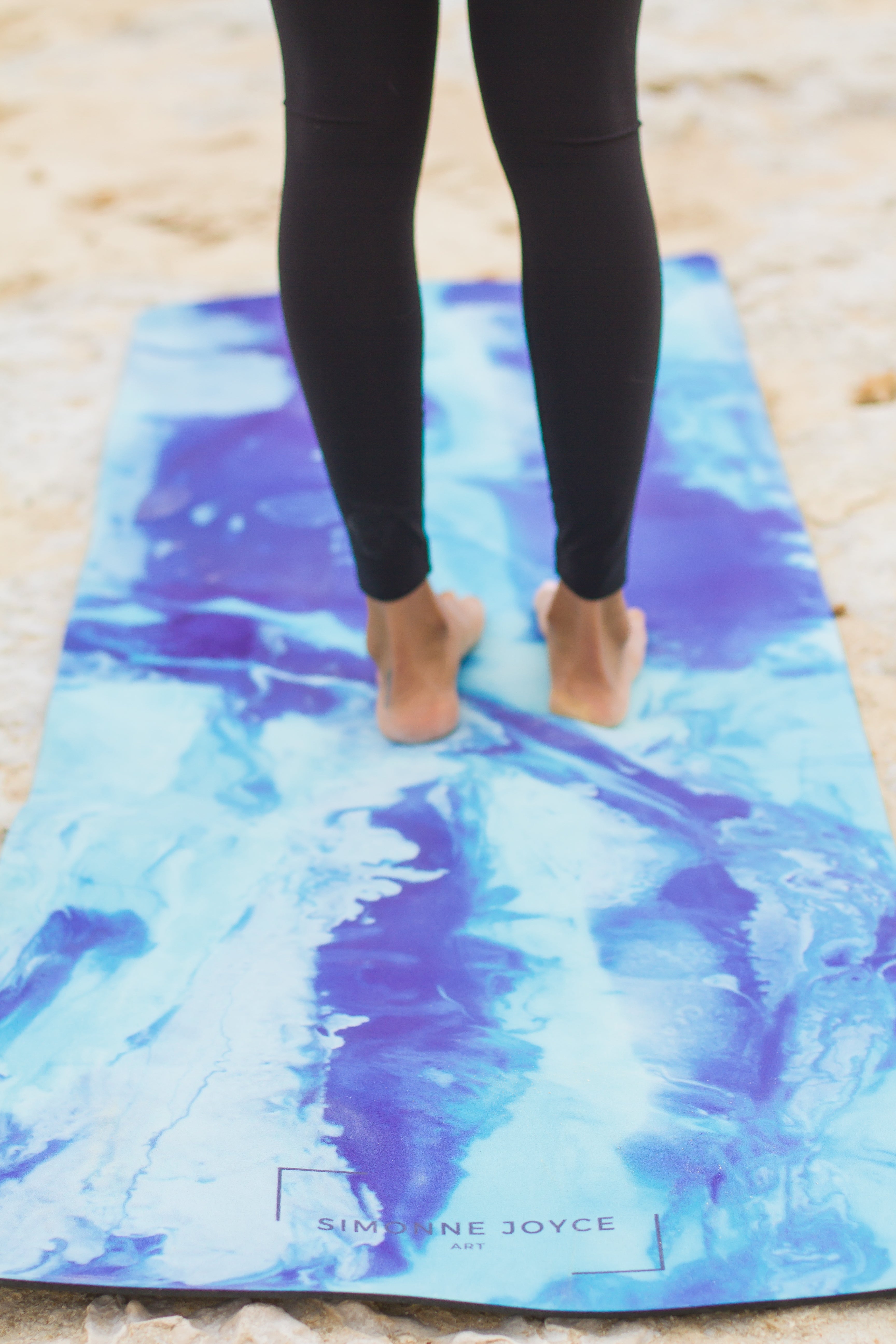 Eco Yoga Mat "Beneath the Waves"